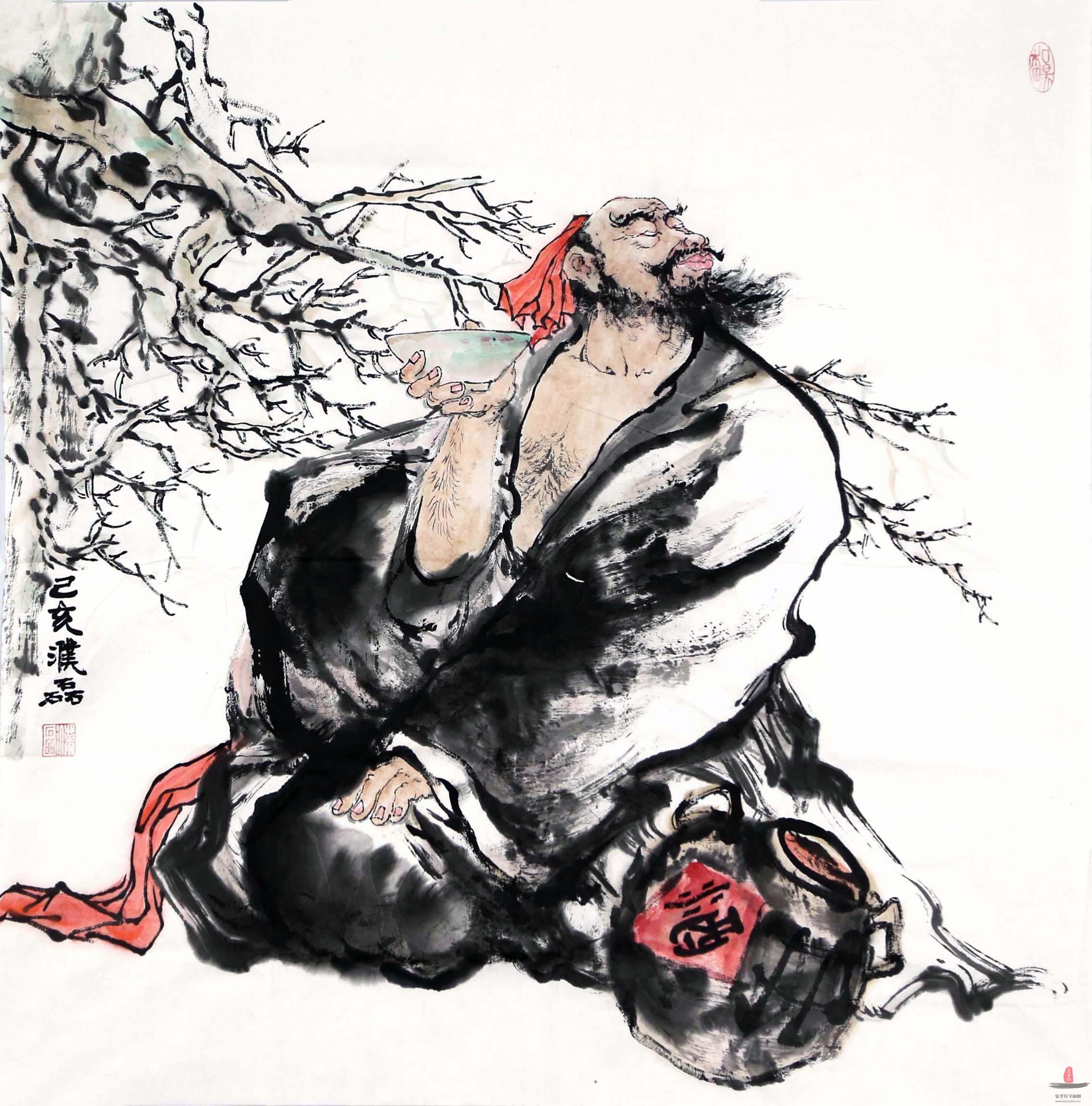 濮磊人物画